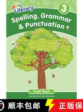 【3-4周达】Spelling, Grammar & Punctuation Pupil Book 3: In Precursive Letters (British English edition) [9781835822883]