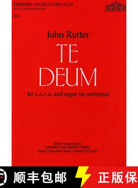 【3-4周达】Te Deum: Vocal score (Vocal score) (Vocal score) [9780193533707]