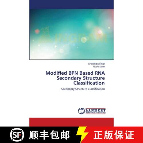 预订 Modified BPN Based RNA Secondary Structure Classification [9783659623790]