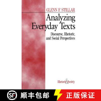 【3-4周达】Analyzing Everyday Texts: Discourse, Rhetoric, and Social Perspectives [9780761900610]