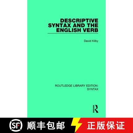 【3-4周达】Descriptive Syntax and the English Verb [9781138698406]
