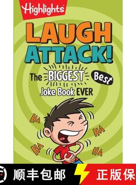 Laugh Attack!: Over 1,000 Jokes for Kids, Must-Have Kids Joke Book with Knock-Knocks, Riddles, Tongue... [9781629795539]