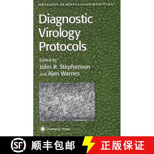 【3-4周达】精装 Diagnostic Virology Protocols [9780896034792]