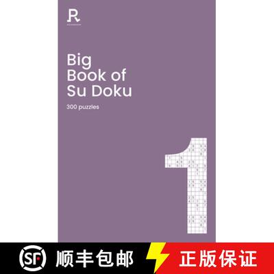 【3-4周达】Big Book of Su Doku Book 1: A Bumper Sudoku Book for Adults Containing 300 Puzzles [9781913602116]