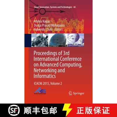 【3-4周达】Proceedings of 3rd International Conference on Advanced Computing, Networking and Informat... [9788132234609]