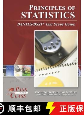 【3-4周达】Principles of Statistics DANTES/DSST Test Study Guide [9781614336860]