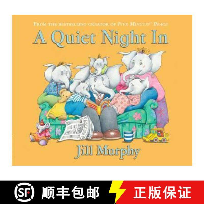 【3-4周达】Quiet Night In: A Large family story from the creator of Five Minutes' Peace [9781406370720]