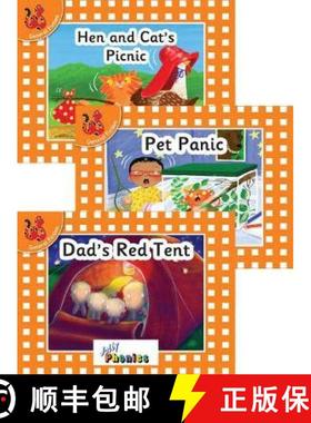 【3-4周达】Jolly Phonics Orange Level Readers Set 2: in Precursive Letters (British English edition) [9781844145751]