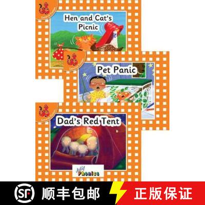 【3-4周达】Jolly Phonics Orange Level Readers Set 2: in Precursive Letters (British English edition) [9781844145751]