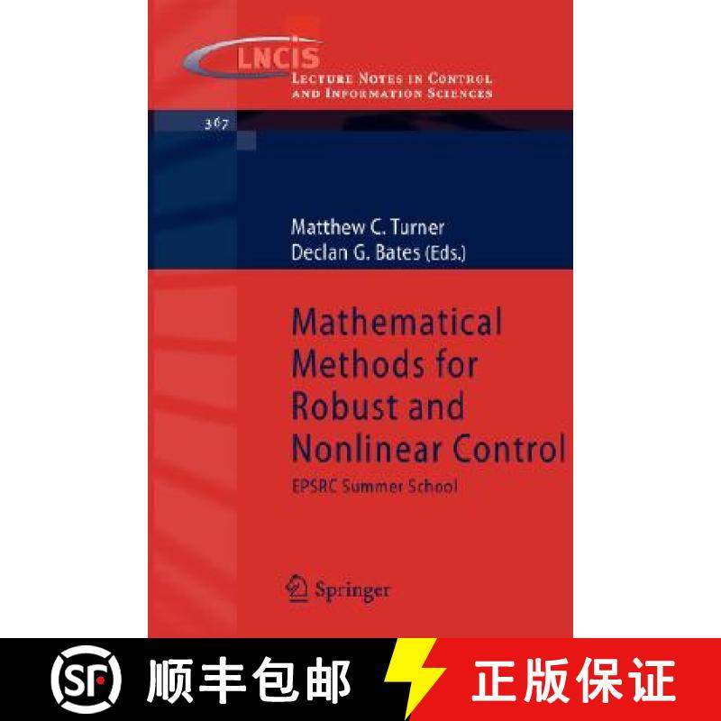 【3-4周达】Mathematical Methods for Robust and Nonlinear Control : EPSRC Summer School [9781848000247]