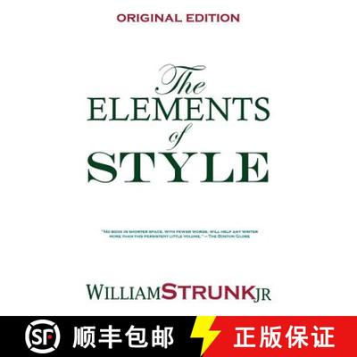 【3-4周达】The Elements of Style [9781940177489]