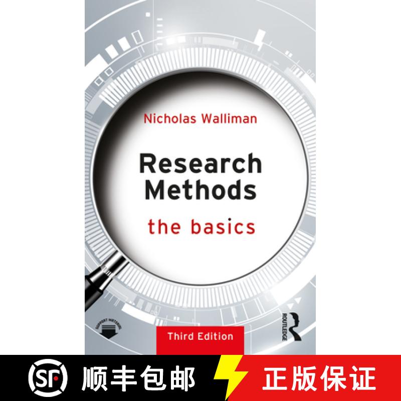 【3-4周达】RESEARCH METHODS, THE BASICS 3E [9780367694081]
