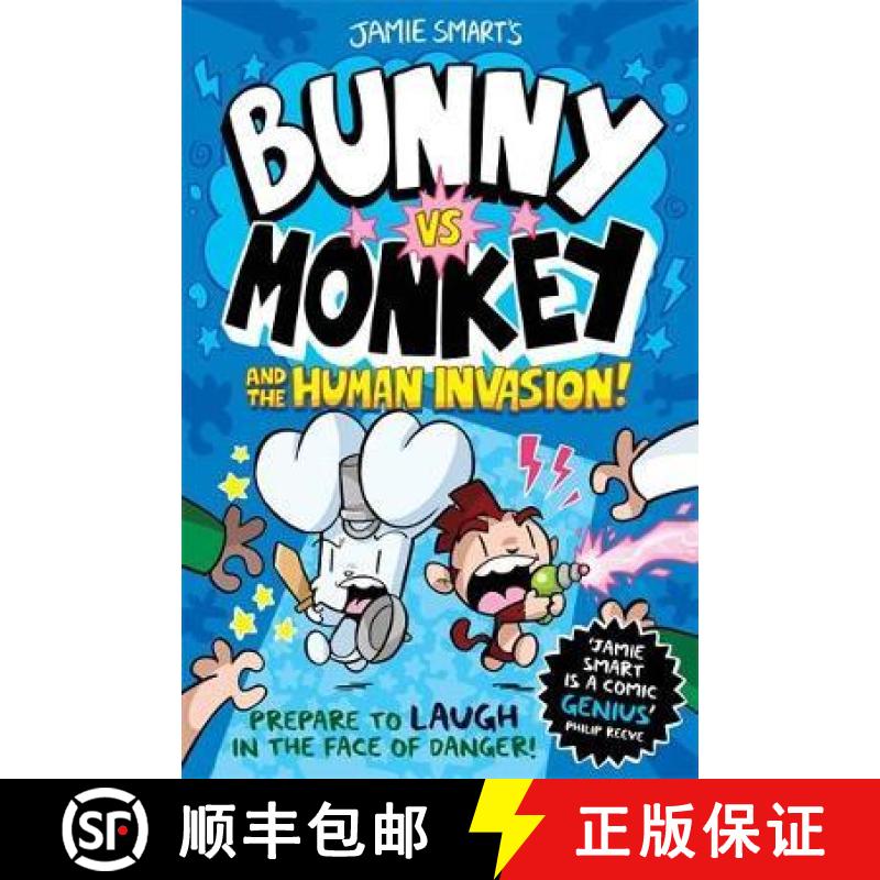 【3-4周达】Bunny vs Monkey and the Human Invasion (a Phoenix Comic Book, from the million-selling Jam... [9781788451956]