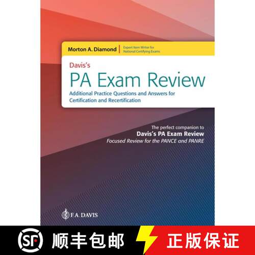【3-4周达】Davis's Pa Exam Review: Additional Practice Questions and Answers for Certification and Re... [9780803689572]