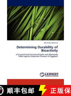 预订 Determining Durability of Bioactivity [9783845424514]