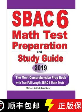 【3-4周达】SBAC 6 Math Test Preparation and Study Guide: The Most Comprehensive Prep Book with Two Fu... [9781646125425]