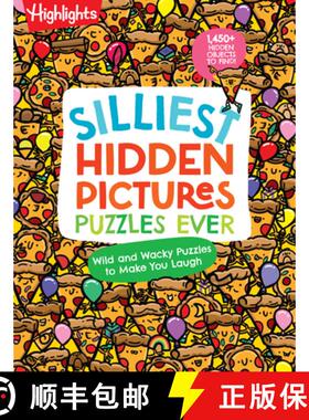 【3-4周达】Silliest Hidden Pictures Puzzles Ever: Search-and-Find Book for Kids 6 and Up with Over 1,... [9781639621521]