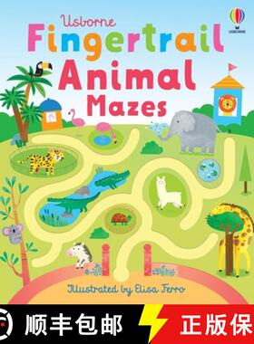 【3-4周达】Fingertrail Animal Mazes [9781835405307]