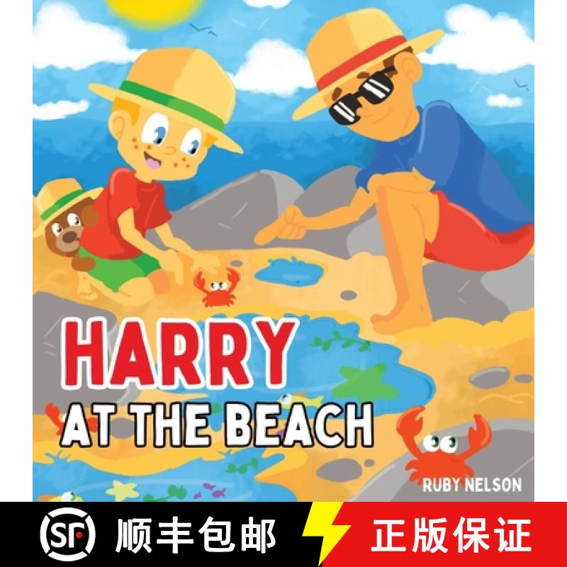 【2-3周达】Harry at the Beach: The Fun and Interactive Beach Visit and Safety Book for Kids and Toddlers [9781922664815]