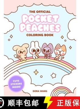 【3-4周达】The Official Pocket Peaches Coloring Book: Cozy Coloring and Cute Stickers [9781524896140]