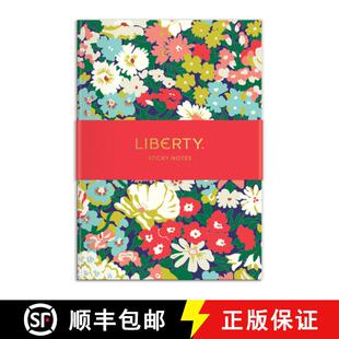 【3-4周达】Liberty London Floral Sticky Notes Hard Cover Book [9780735365568]