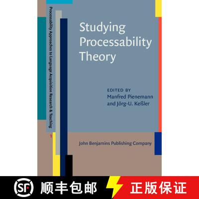 【3-4周达】Studying Processability Theory: An Introductory Textbook [9789027203014]