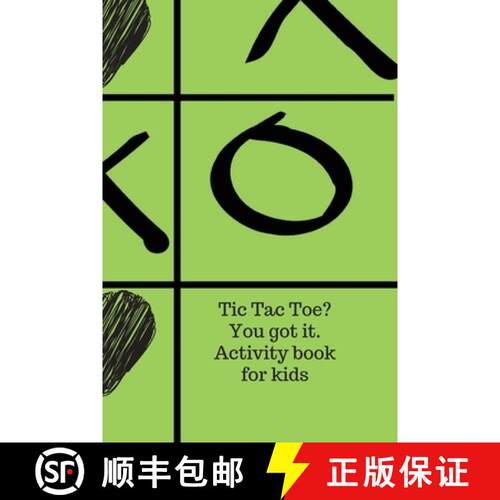 【3-4周达】Tic Tac Toe? You got it. Activity book for kids. [9781716424045]