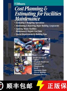 【3-4周达】Cost Planning & Estimating For Facilities Maintenanance [Wiley建筑] [9780876294192]