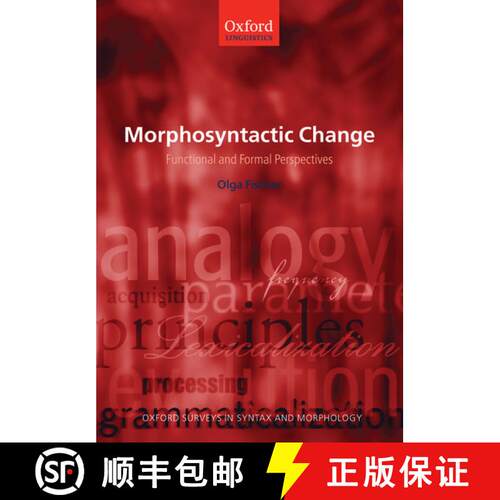 【3-4周达】Morphosyntactic Change: Functional and Formal Perspectives [9780199267057]