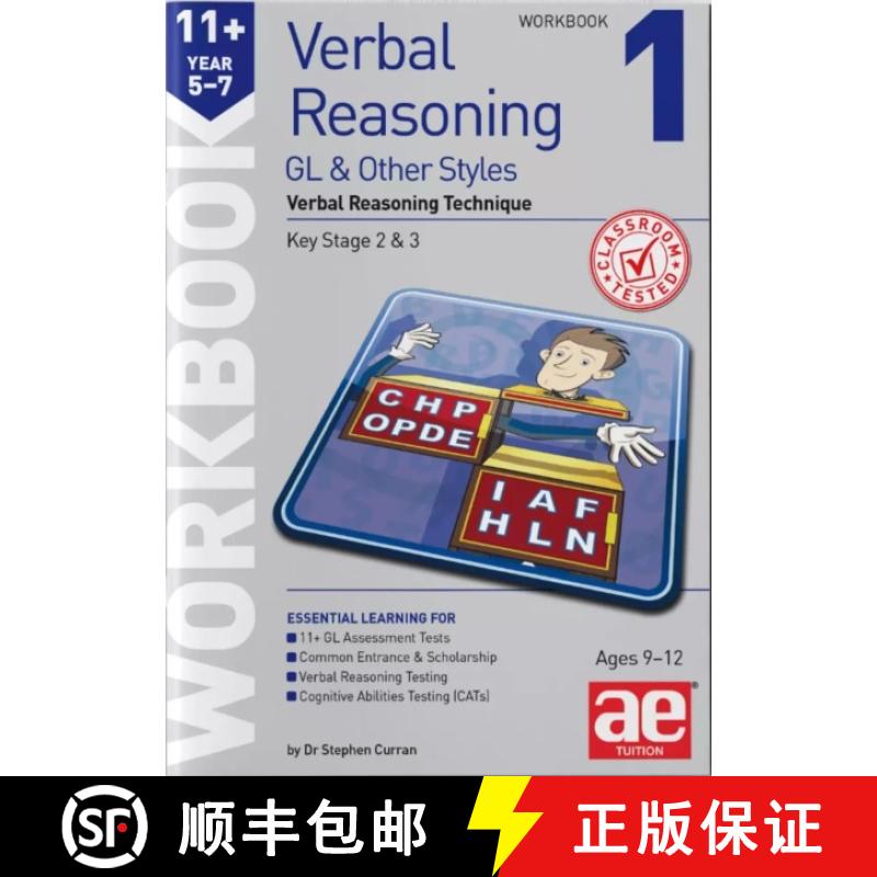【2-3周达】11+ Verbal Reasoning Year 5-7 GL & Other Styles Workbook 1: Verbal Reasoning Technique [9781911553892]