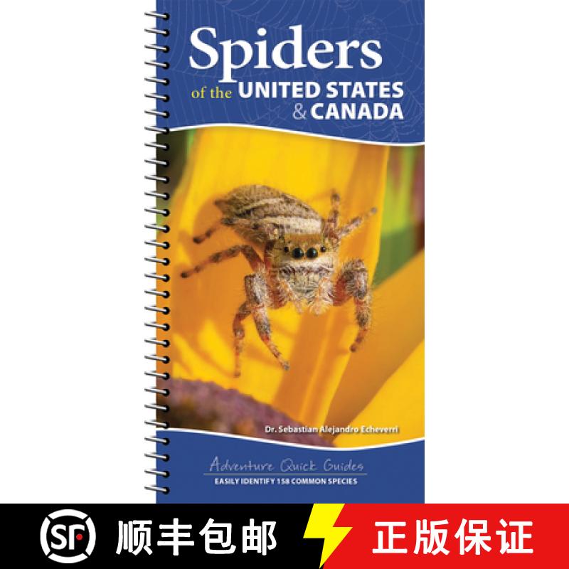 【3-4周达】Spiders of the United States & Canada : Easily Identify 158 Common Species [9781647553463]