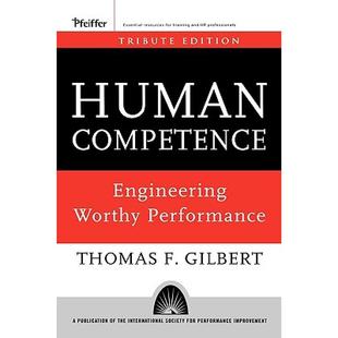 9780787996154 Competence 人类潜力：业绩工程学 Wiley经管 Human Performance 现货 Worthy Engineering