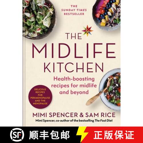 【3-4周达】精装 The Midlife Kitchen : health-boosting recipes for midlife & beyond [9781840919646]