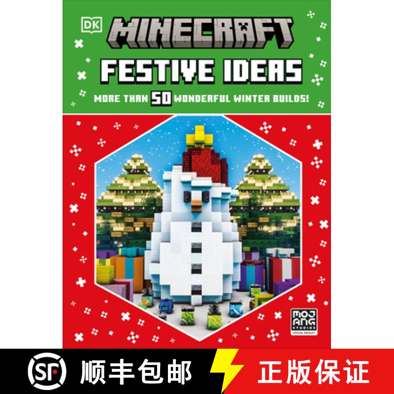 【3-4周达】Minecraft Festive Ideas: More Than 50 Wonderful Winter Builds [9780593843895]