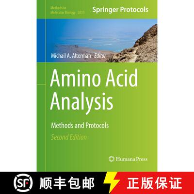【3-4周达】Amino Acid Analysis: Methods and Protocols (Second Edition 2019) (Second Edition 2019) [9781493996384]