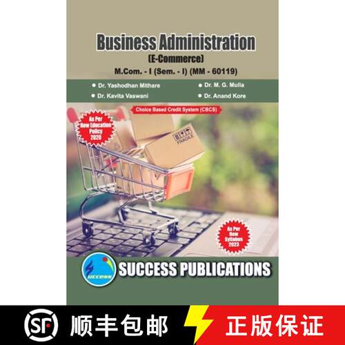 【3-4周达】E-Commerce, First Year, M.Com, Sem-I-English [9788119180486]