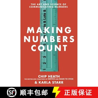【3-4周达】让数字有意义 英版简装 Making Numbers Count: The Art and Science of Communicating Numbers [9781787634220]