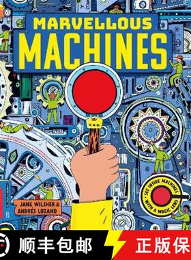 【3-4周达】Marvellous Machines: A Magic Lens Book [9781912920198]