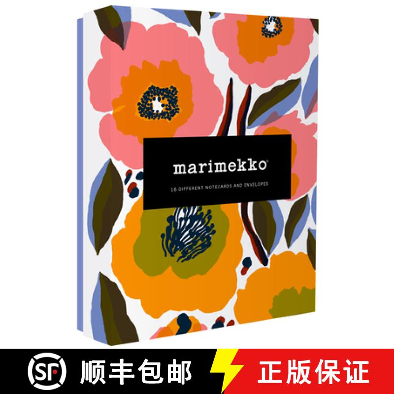 预订 Marimekko Kukka Notecards: (Greeting Cards Featuring Scandinavian Design, Colorful Lifestyle Flo... [9781452176703]