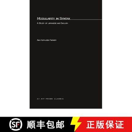 预订 Modularity in Syntax: A Study of Japanese and English [9780262561723]