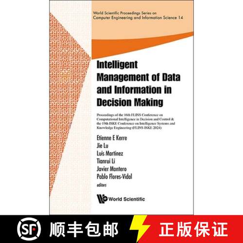 预订 精装 Intelligent Management Of Data And Information In Decision Making -Proceedings Of The 16th ... [9789811294624]