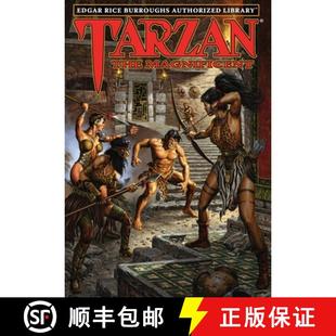 Authorized 9781951537203 Tarzan Edgar Rice Magnificent 3周达 the Library Burroughs