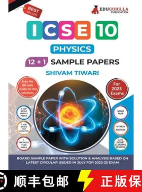 预订 ICSE Class X -Physics Application Sample Paper Book | 12 +1 Sample Paper | According to the late... [9789355564931]