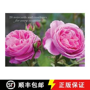 Pack Delightful Quality and Pink Notecards 9780754825869 Flowe... Card 4周达 Rose Box High Envelopes