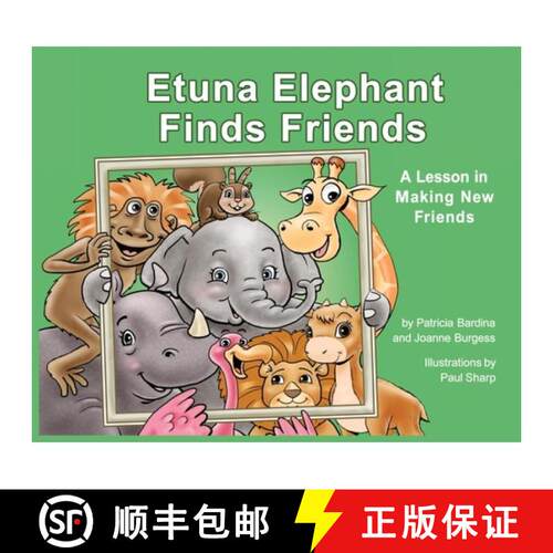 【3-4周达】精装 Etuna Elephant Finds Friends: A Lesson in Making New Friends [9781662979699]