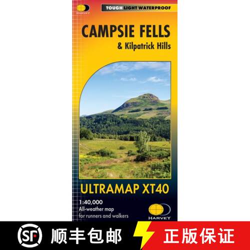 【3-4周达】Campsie Fells Ultramap: XT40 [9781851377299]