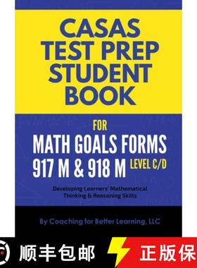 【3-4周达】CASAS Test Prep Student Book for Math GOALS Forms 917M and 918M  Level C/D [9781737760887]