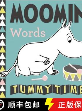 【3-4周达】Moomin Baby: Words Tummy Time Concertina Book [9780241448274]