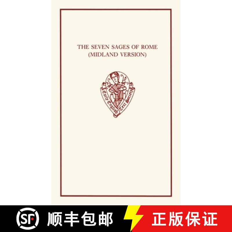 【3-4周达】Seven Sages of Rome (Midland Version): Cambridge, University Library, MS Dd.I.17 [9780197223277]