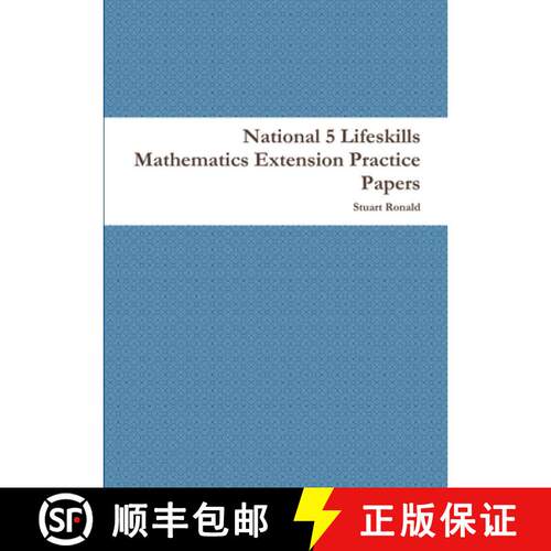 【3-4周达】National 5 Lifeskills Mathematics Extension Practice Papers [9781326597047]